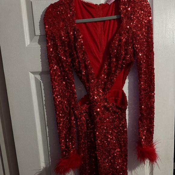 Nichole Lynel Pants - Red jumpsuit